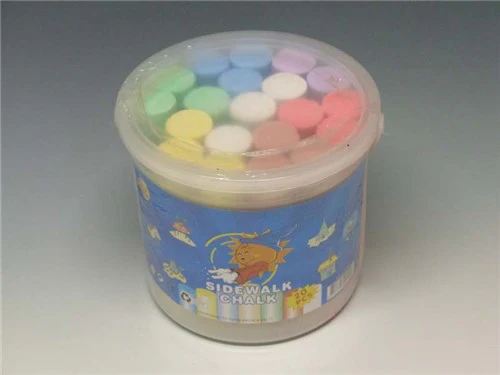 Das Sidewalk Chalk In Bucket 20 Pieces Assorted Colours - Nail Gallerys