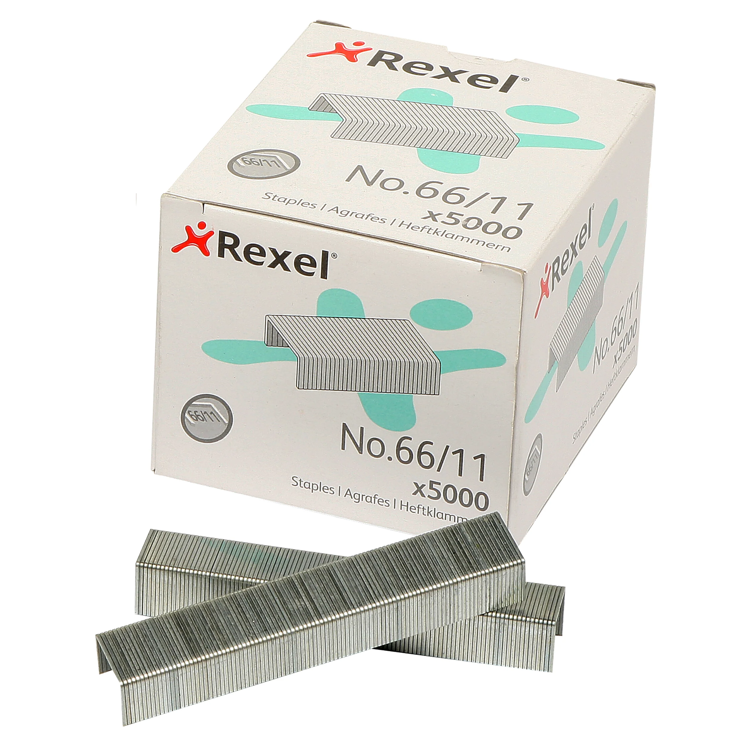 Rexel  Staples 66/11mm Box Of 5000 - Nail Gallerys