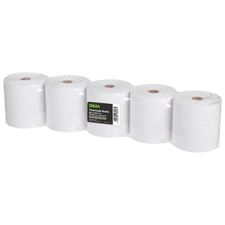 Okin Thermal Roll 80x80mm - Pack Of 5 - Nail Gallerys