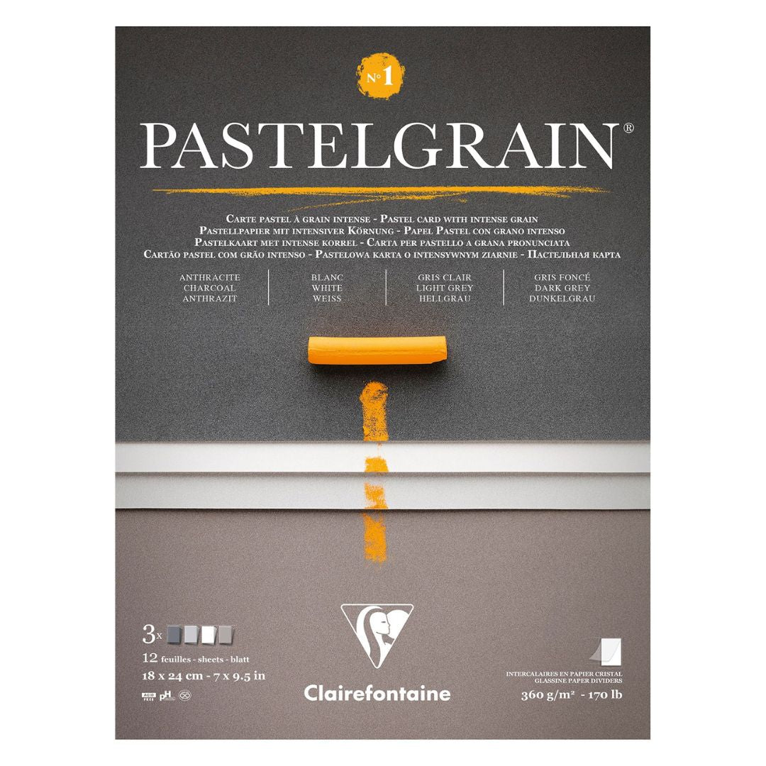 Clairefontaine No.1 12 Sheet PastelGrain Pads - Nail Gallerys