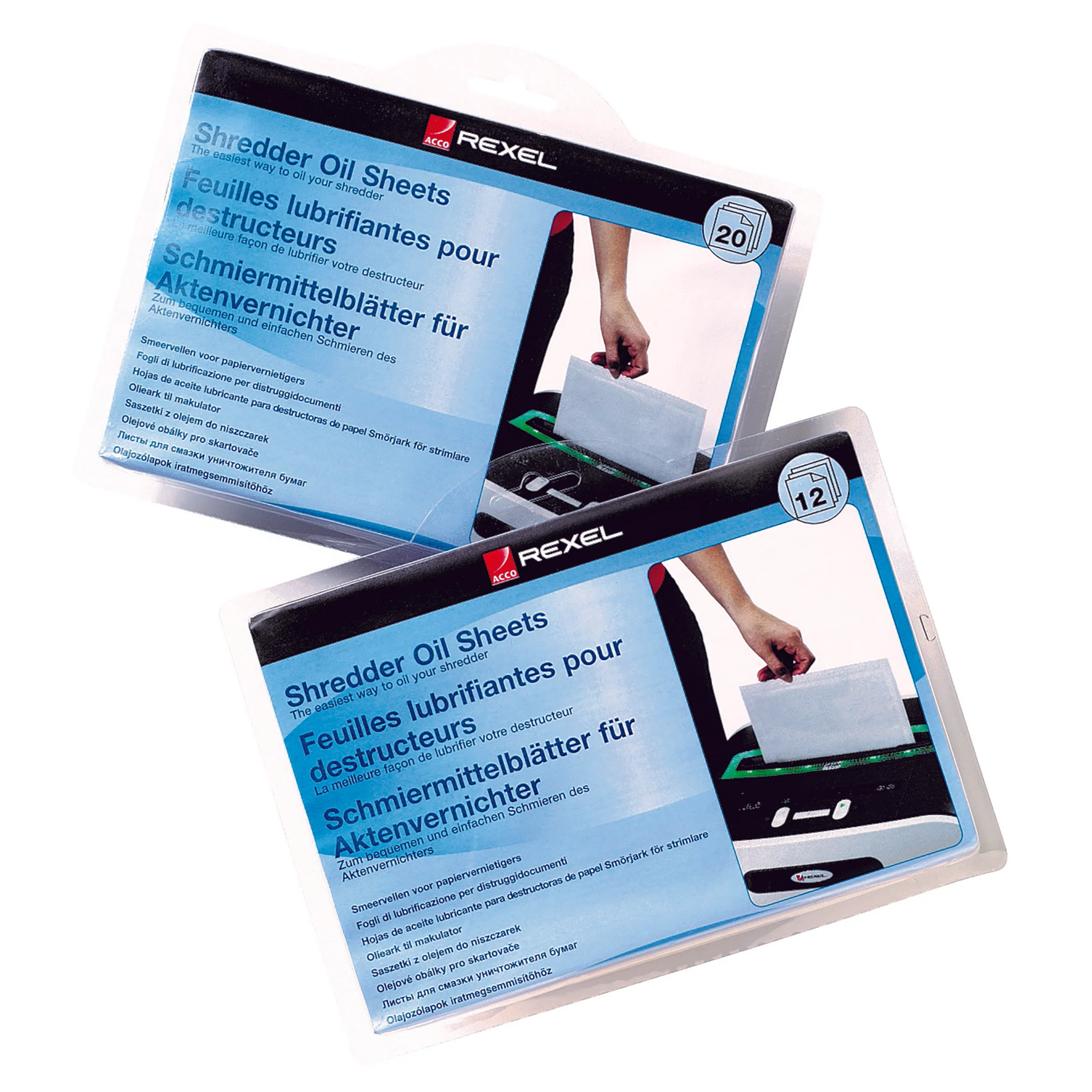 Rexel  Shredder Oil Sheets Pack Of 12 - Nail Gallerys