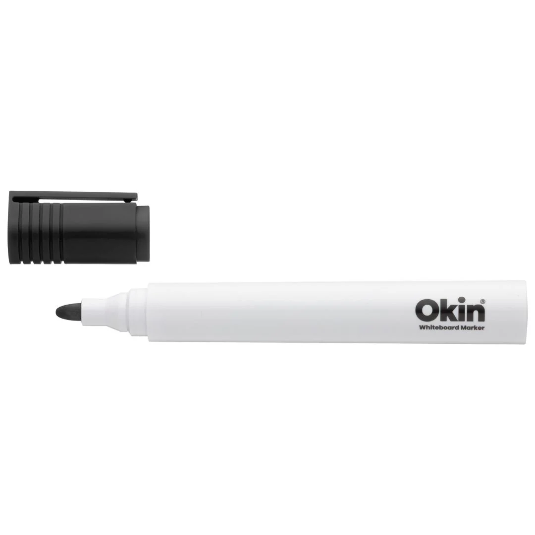 Okin Whiteboard Marker Bullet Tip - Packs Of 12 - Nail Gallerys