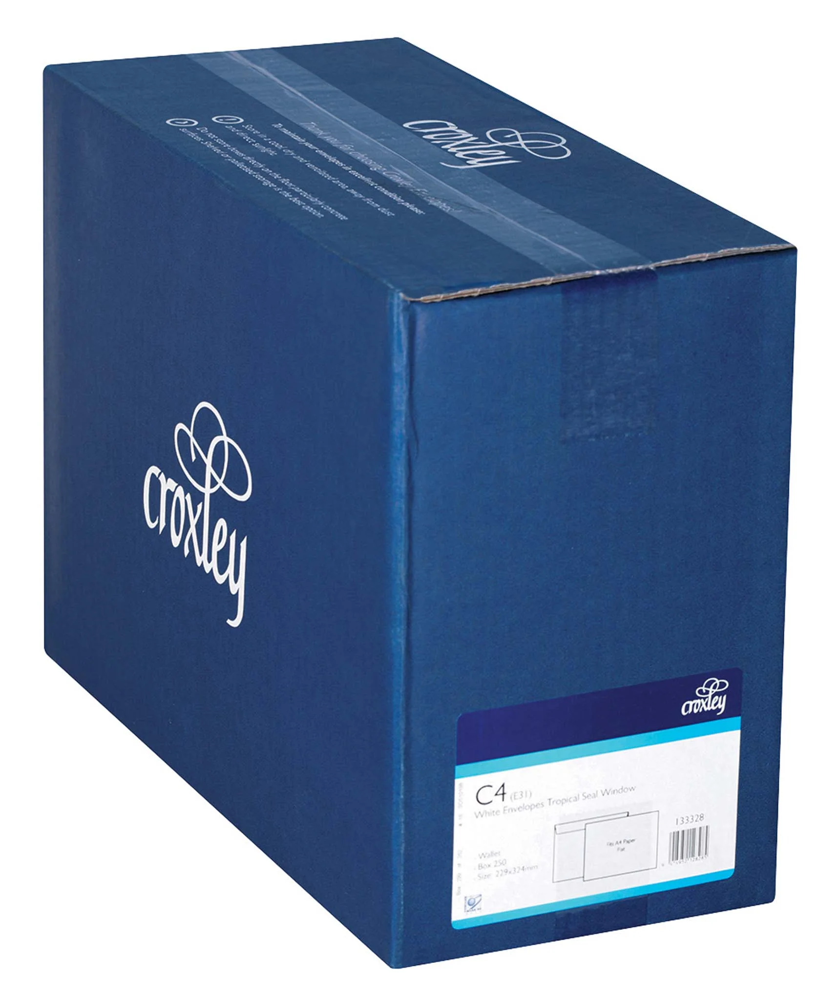 Croxley Envelope C4 Window Tropical Seal Wallet Box Of 250 - Nail Gallerys