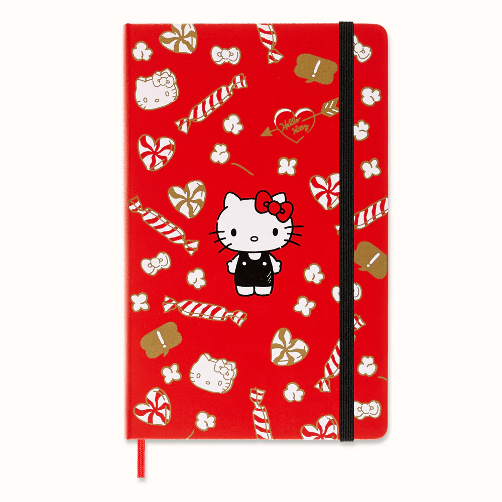 Moleskine Limited Edition Hello Kitty Large Ruled Notebooks - Nail Gallerys
