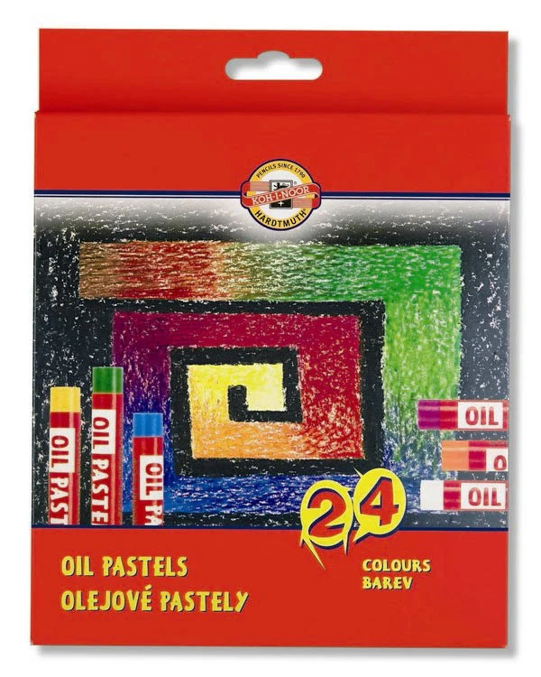 Koh-I-Noor Gioconda Oil Pastels Set of 24 - Nail Gallerys