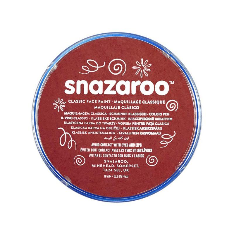 Snazaroo Face Paint 18ml Burgundy - Nail Gallerys