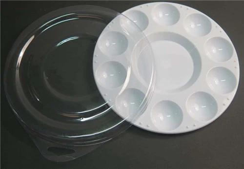 Das 10 Well Pl Palette With Cover - Nail Gallerys