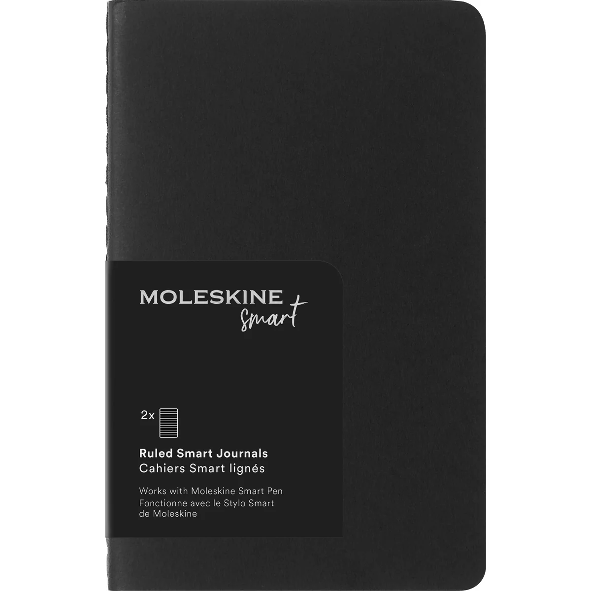 Moleskine Smart Cahier Journal Pocket Ruled Black Journals Pack of 2 - Nail Gallerys