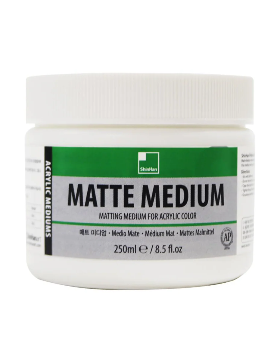 ShinHan Professional Acrylic Matte Medium 250ml - Nail Gallerys