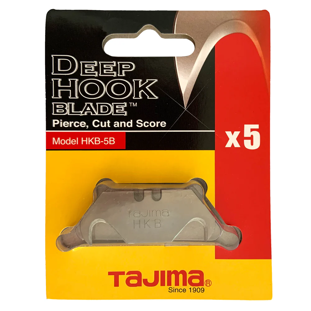Tajima Deep Hook Utility Blades Hkb-5b Pack Of 5 - Nail Gallerys