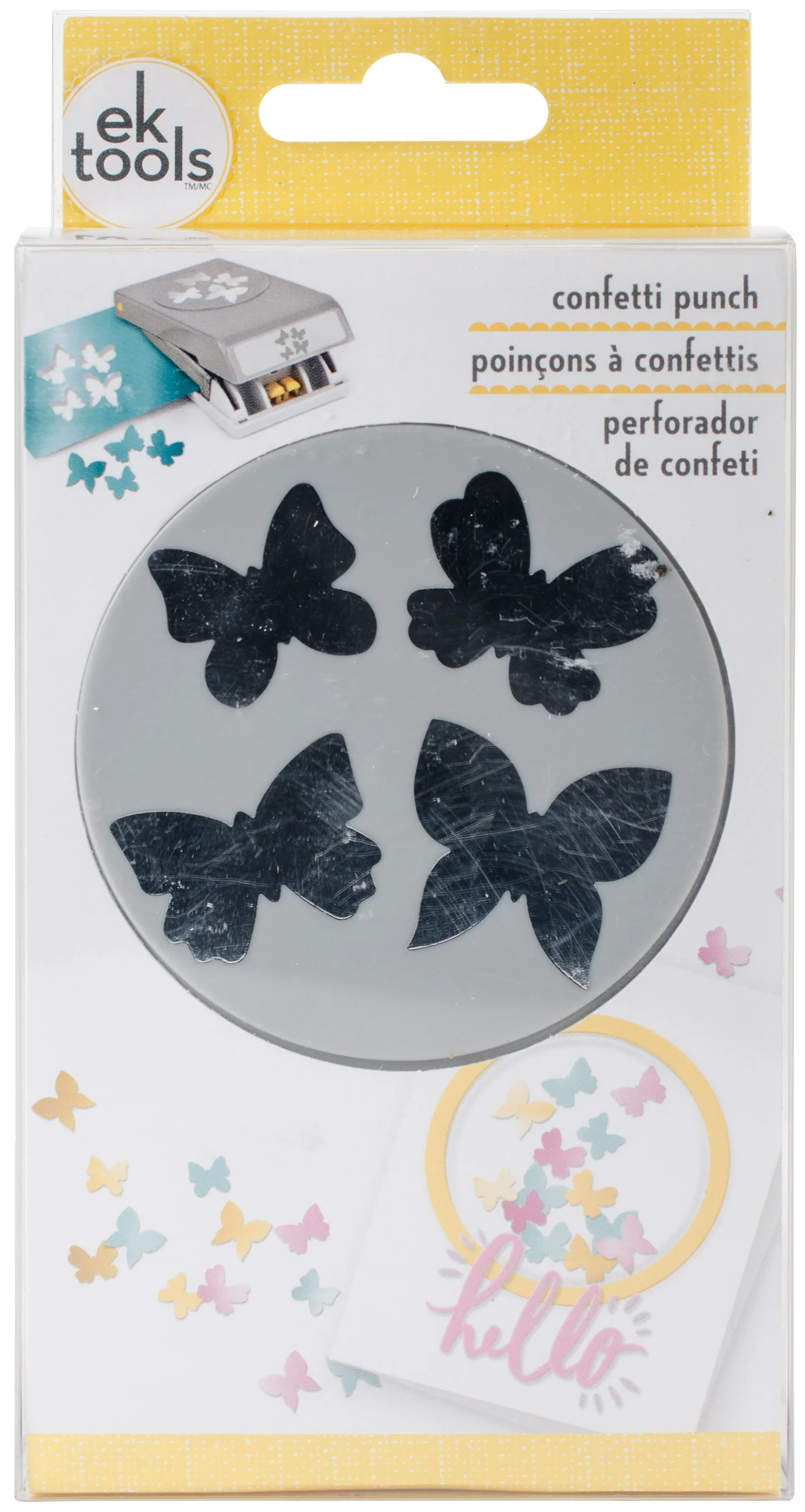 EK Tools Large Confetti Butterfly Punch - Nail Gallerys