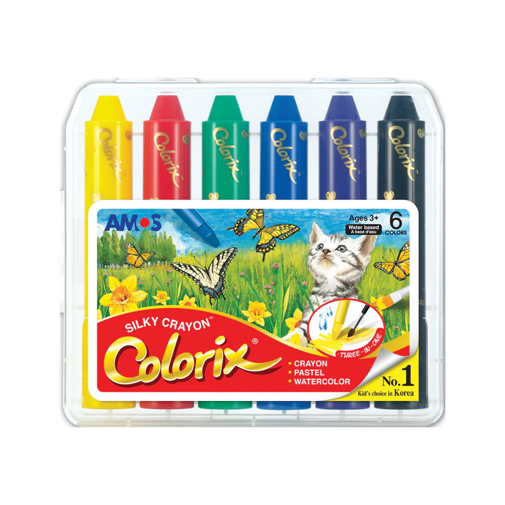 Amos Colorix Silky Classic Colours Crayon Set of 6 - Nail Gallerys