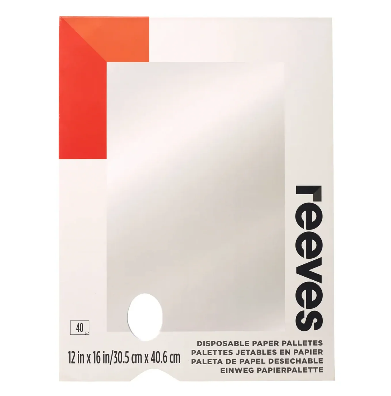 Reeves 12x16inch Tear Off Palette - Nail Gallerys