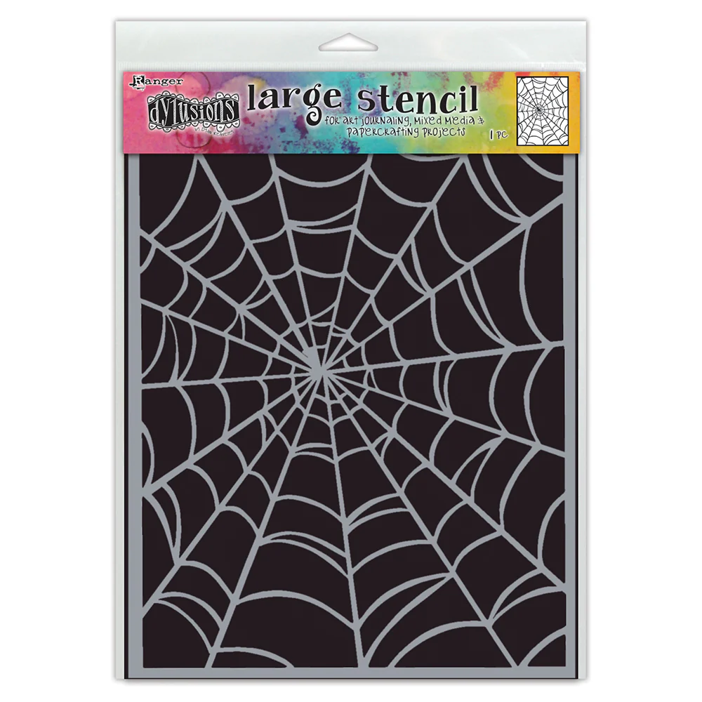 Ranger Dylusions Webs Stencils - Nail Gallerys