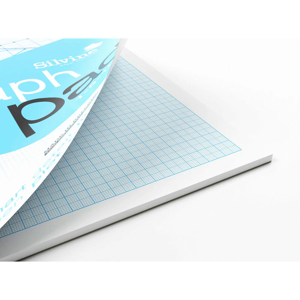 Silvine 90gsm 50 Sheets Graph Pads - Nail Gallerys
