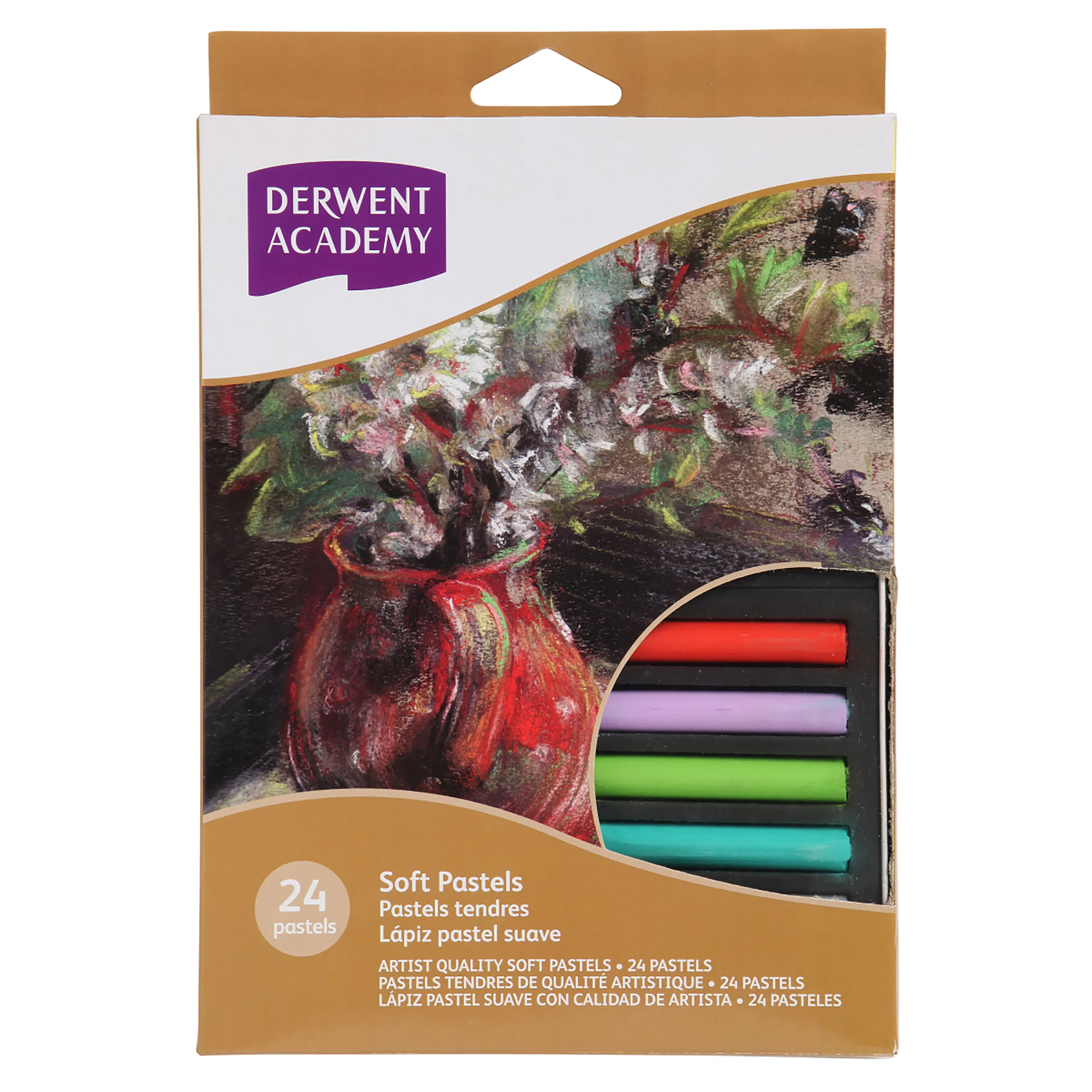 Derwent Academy Soft Pastel - Pack Of 24 - Nail Gallerys