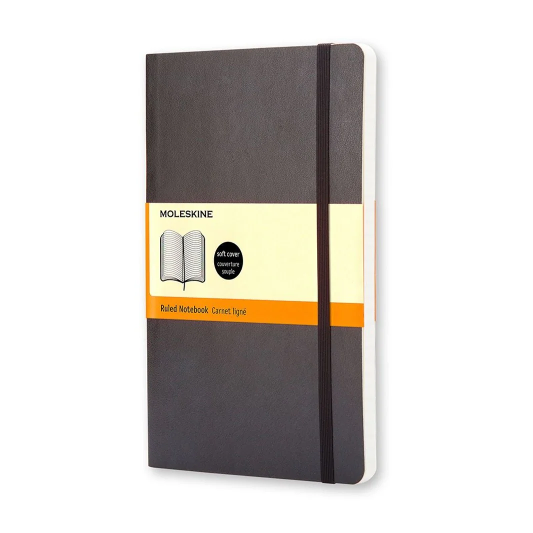 Moleskine Pocket Ruled Soft Cover Notebooks - Nail Gallerys