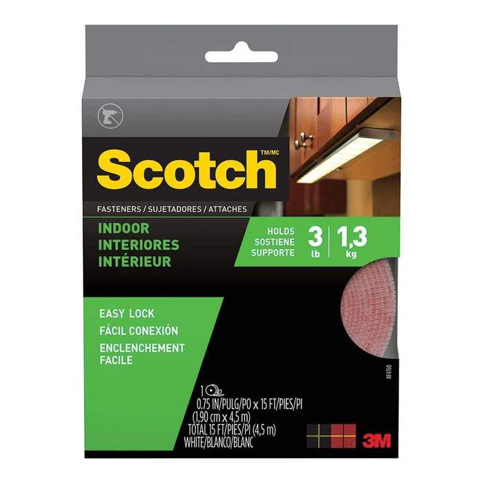 Scotch Fastener Rf4760 Indoor 19mmx4.57m White - Nail Gallerys