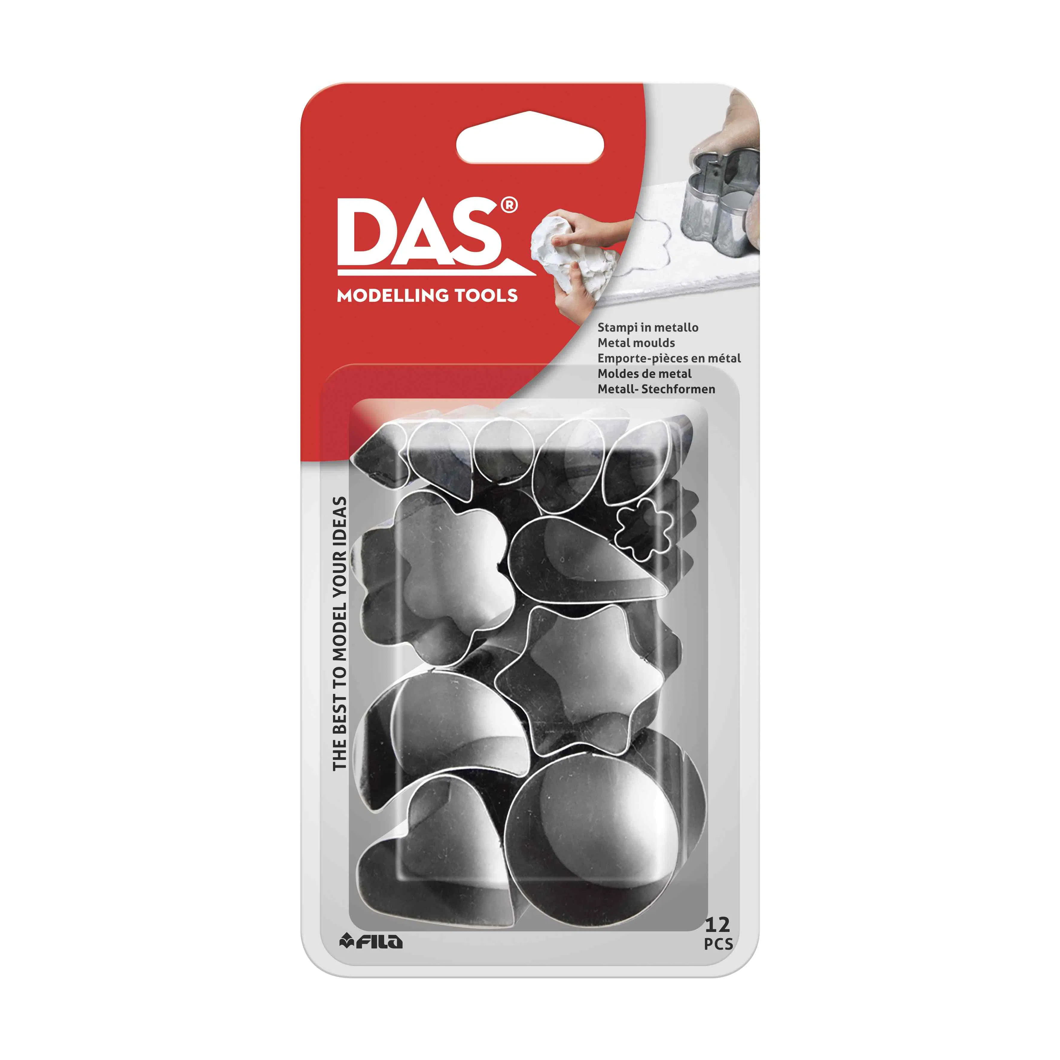 Das Metal Cutter Moulds Set of 12 - Nail Gallerys