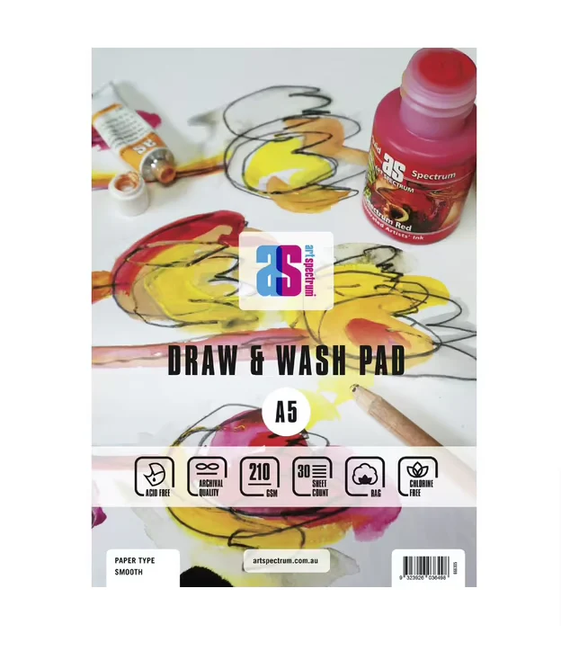 Art Spectrum Smooth Draw & Wash Pads 210gsm - Nail Gallerys