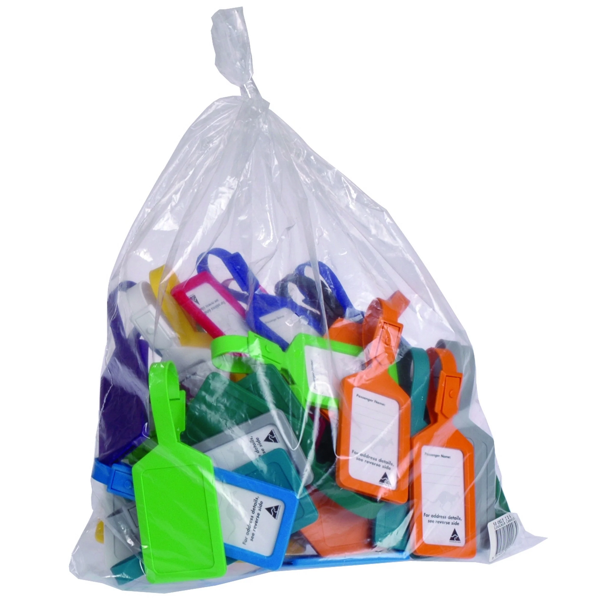 Kevron Id4 Baggage Tags Assorted Bag Of 50 - Nail Gallerys