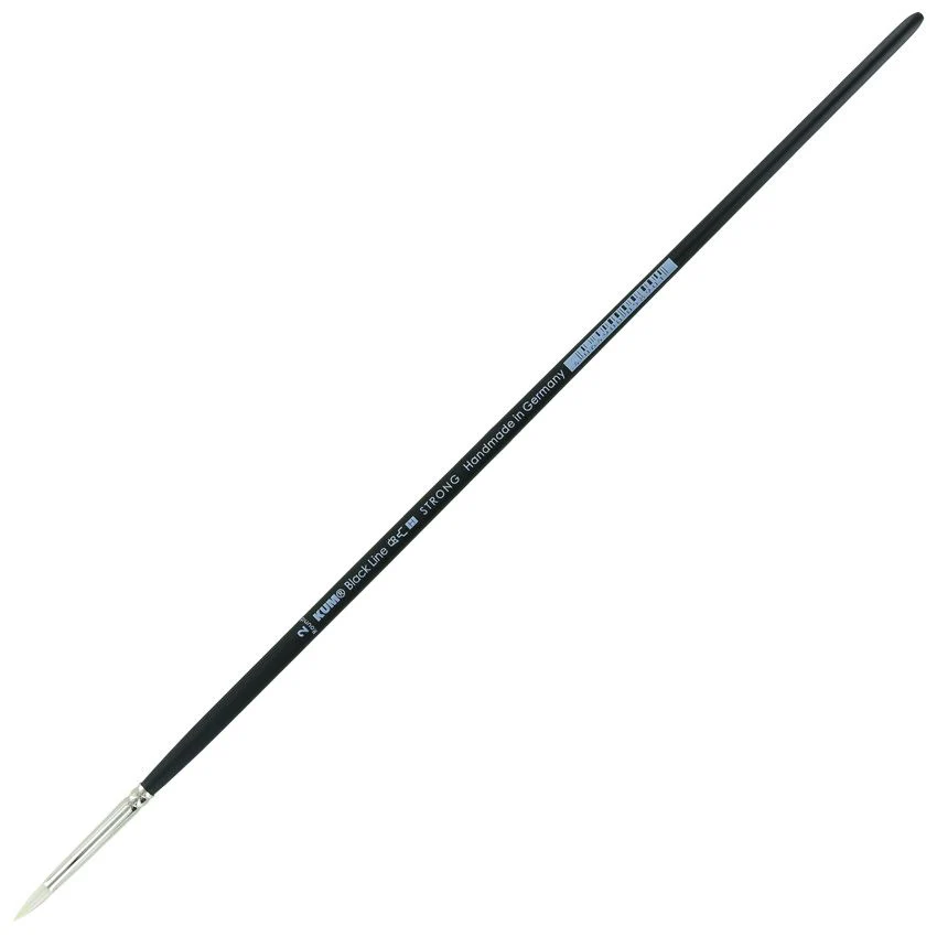 Kum Black Line Round Brushes - Nail Gallerys