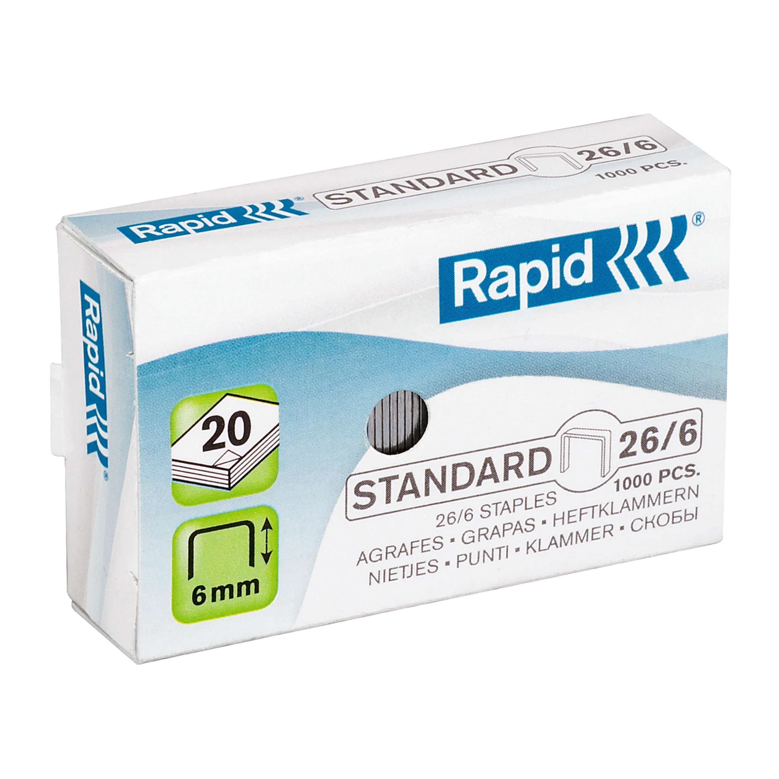 Rapid Staples 26/6mm Box - Nail Gallerys