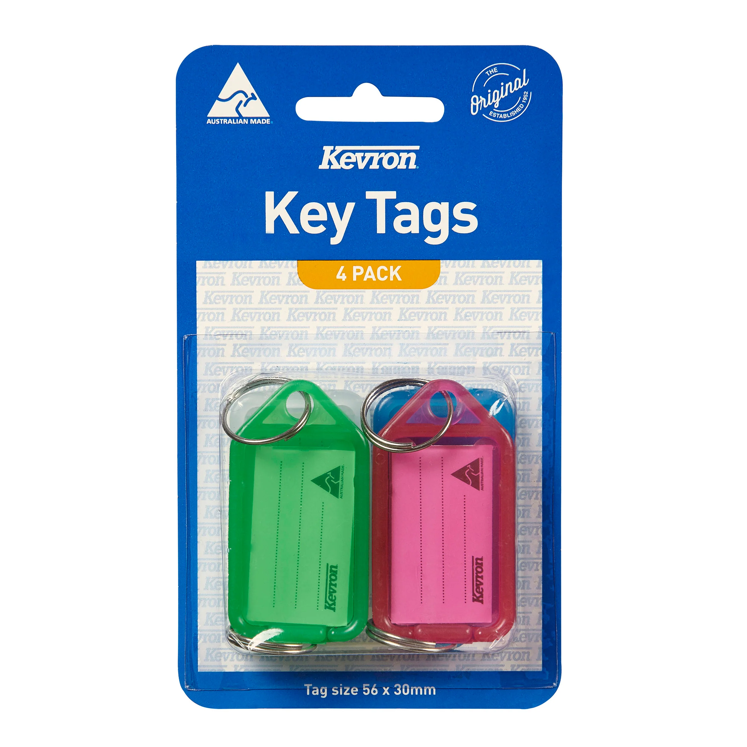 Kevron Id5 Keytags Assorted Pack Of 4 - Nail Gallerys