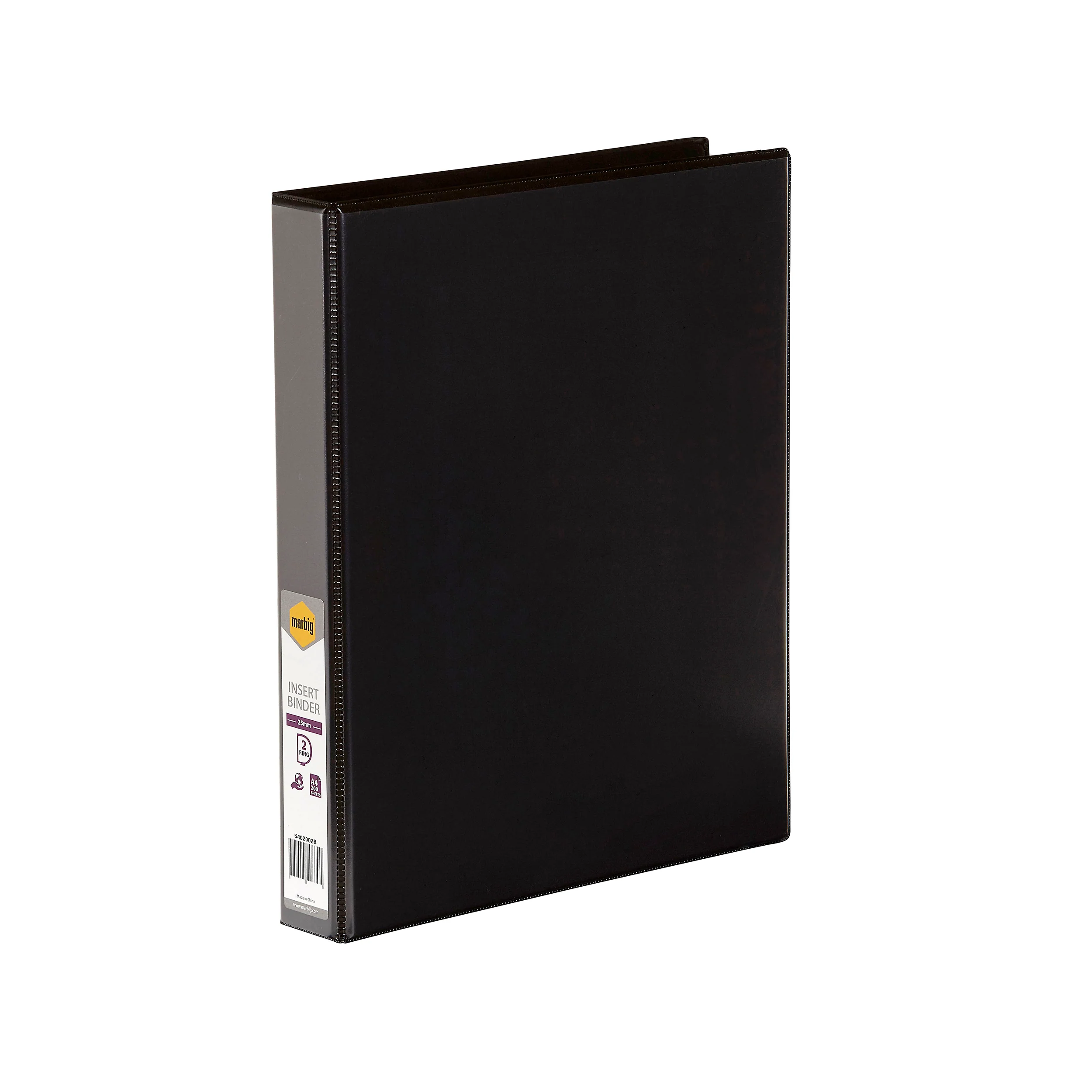 Marbig Clearview Insert Binder A4 25mm 2D - Nail Gallerys