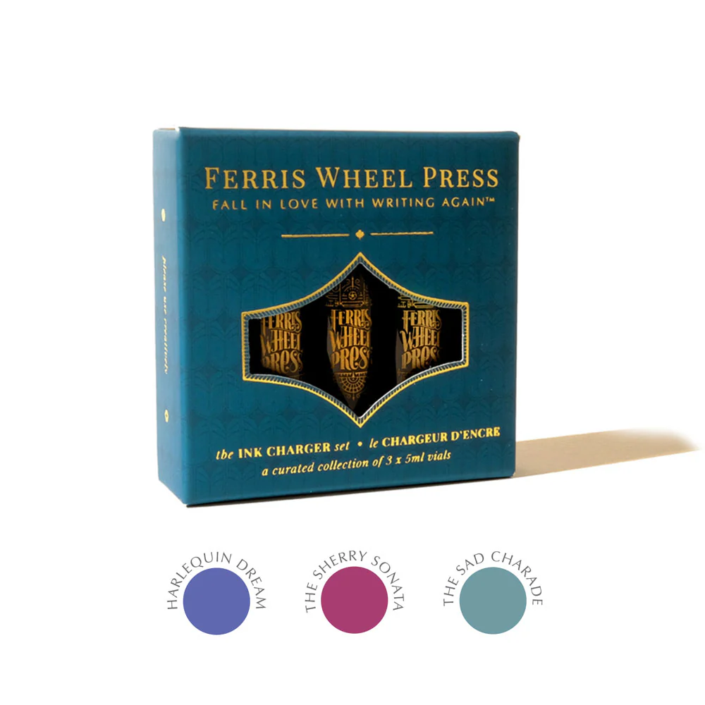 Ferris Wheel Press Ink Charger Set Midnight Masquerade Collection - Nail Gallerys