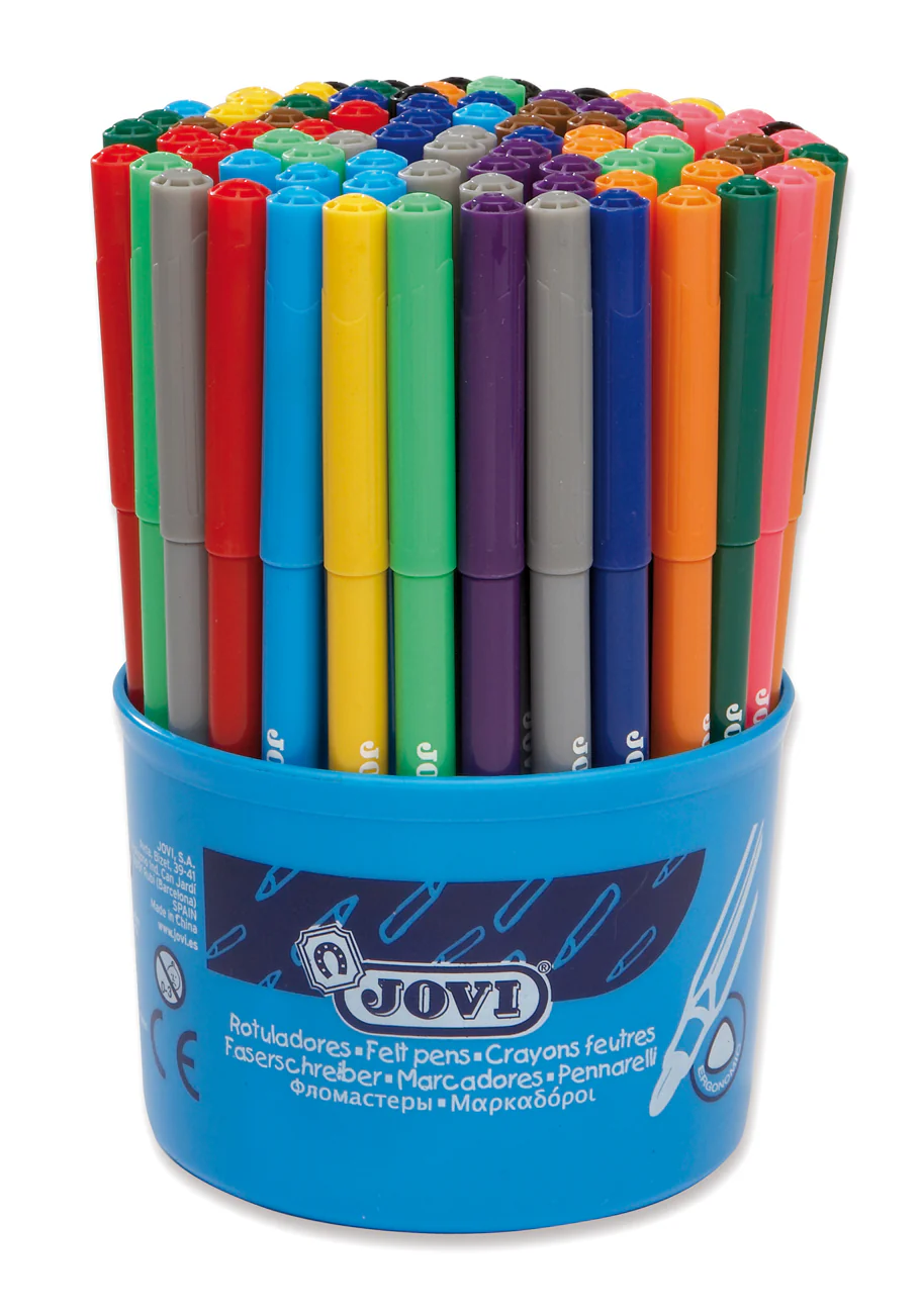 Jovi Washable Felt-Tip Pen Set of 84 - Nail Gallerys