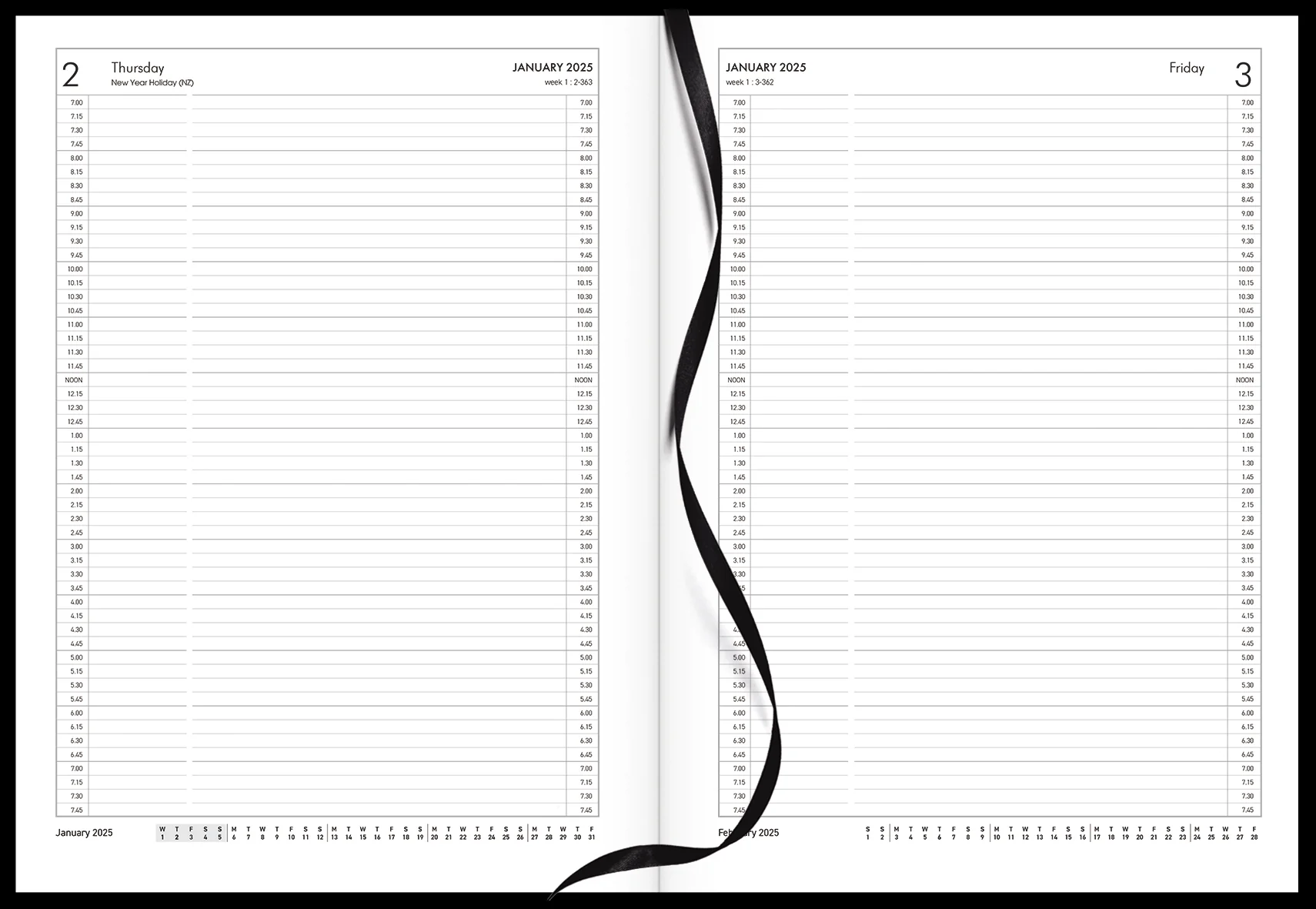 Collins A41A Appointment Diaries - Nail Gallerys