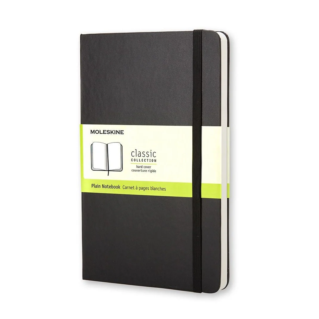 Moleskine Pocket Plain Hard Cover Notebooks - Nail Gallerys