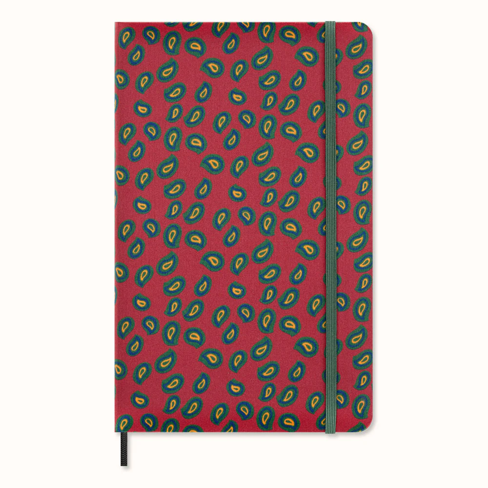 Moleskine LE Professional Silk Bordeaux Large Ruled Hard Cover Notebook with Gift Box - Nail Gallerys