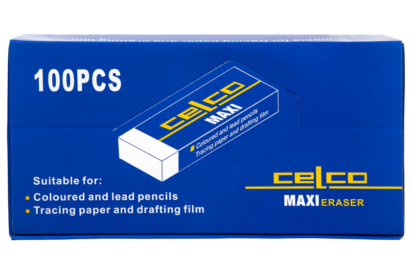 Celco Maxi Erasers Box Of 100 - Nail Gallerys
