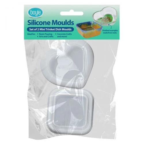 Boyle Silicone Mould Mini Trinket Dishes Set Of 2 - Nail Gallerys