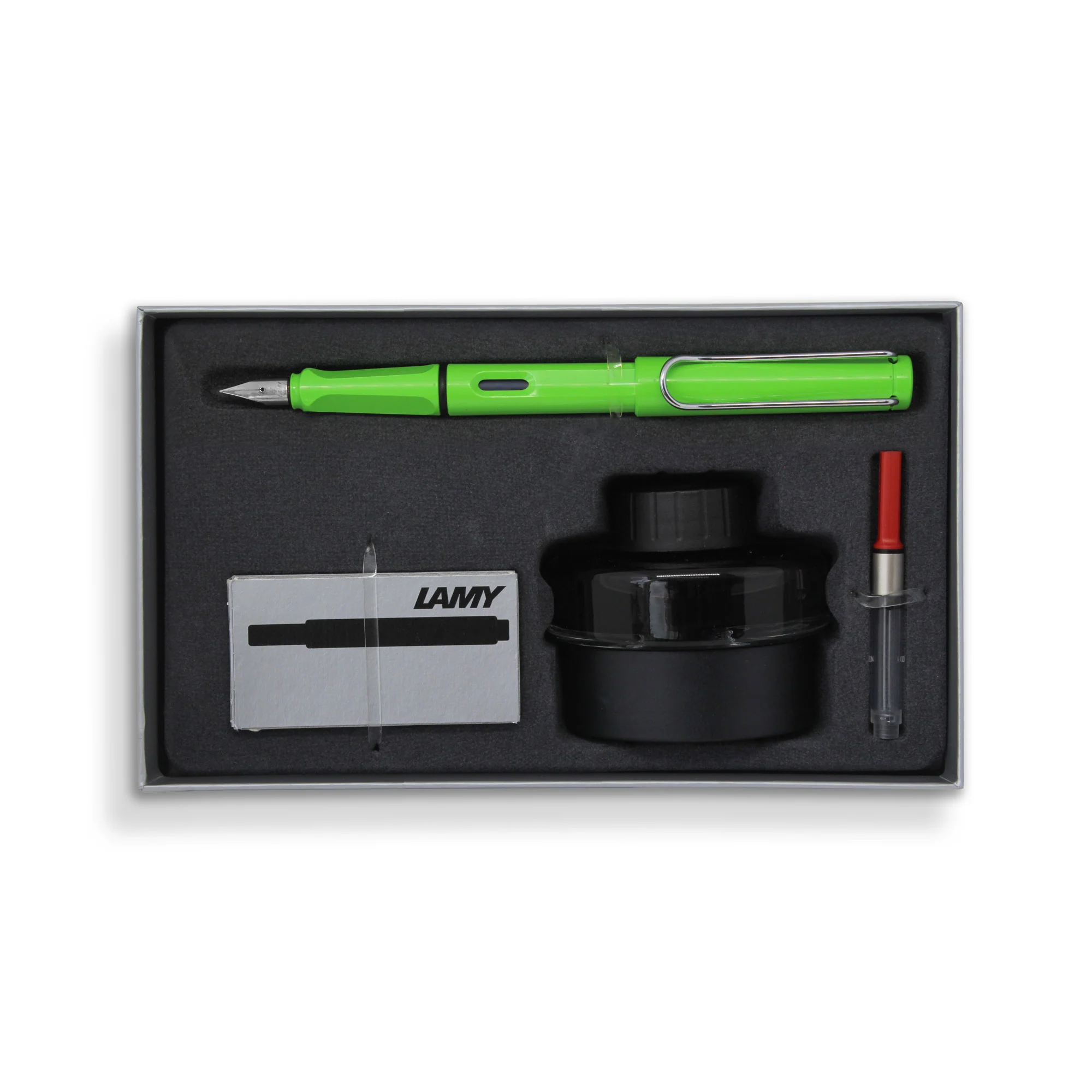 Lamy E193 Green Fountain Pen Gift Set - Nail Gallerys