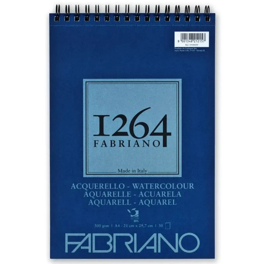 Fabriano 1264 300gsm Watercolour Pads - Nail Gallerys