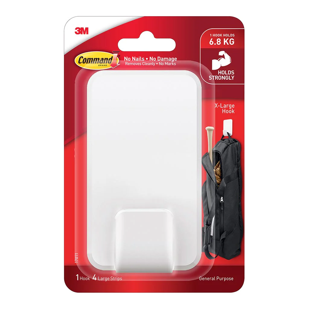 Command Mega Utility White Hook - Nail Gallerys