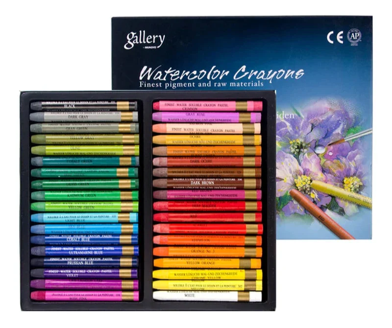 Mungyo Gallery Watercolour Crayons Set of 36 - Nail Gallerys