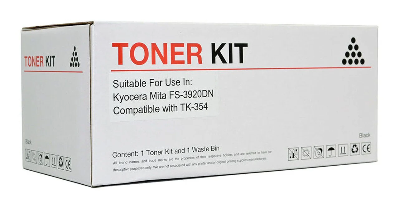 Icon Compatible Kyocera Compatible Tk354 Black Toner Cartridge - Nail Gallerys