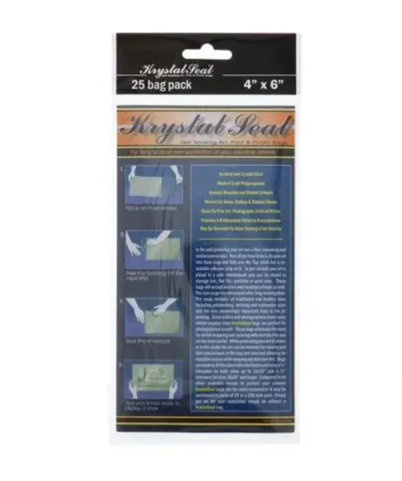 Art Spectrum Krystal Seal Bag Pack Of 25 - Nail Gallerys