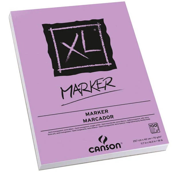 Canson XL Marker 70gsm 100 Sheet Pads - Nail Gallerys