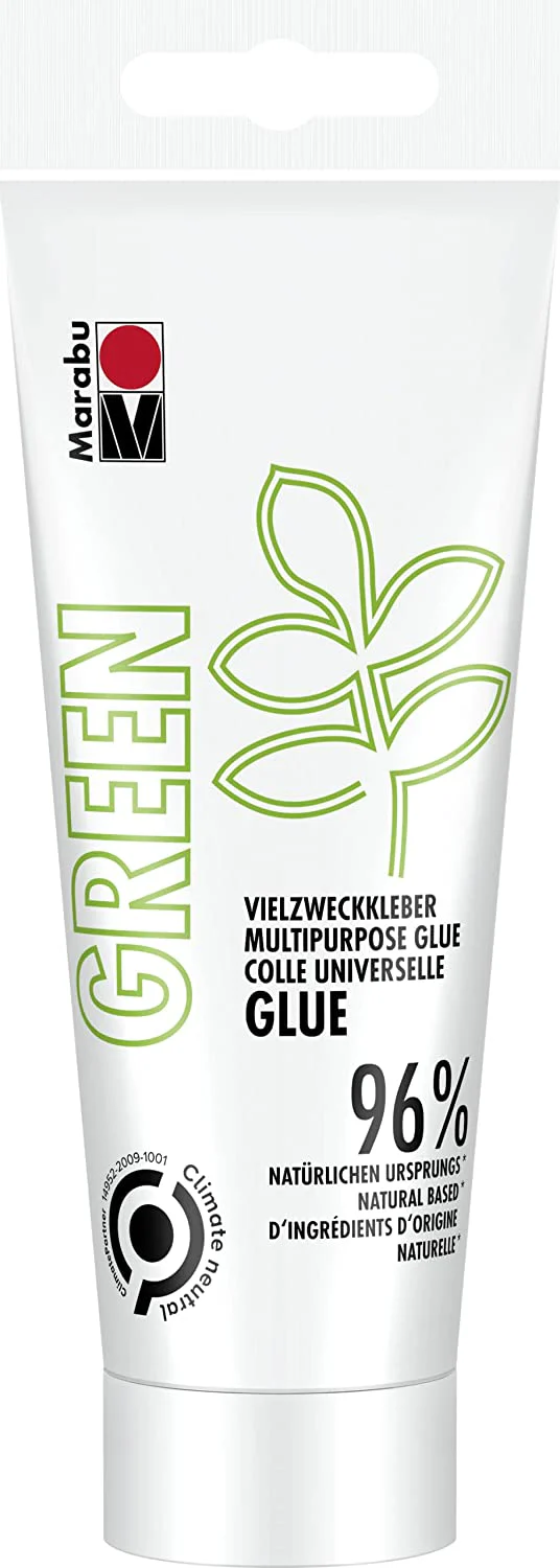 Marabu Green Multi-Purpose Glue Creamy White 100ml - Nail Gallerys