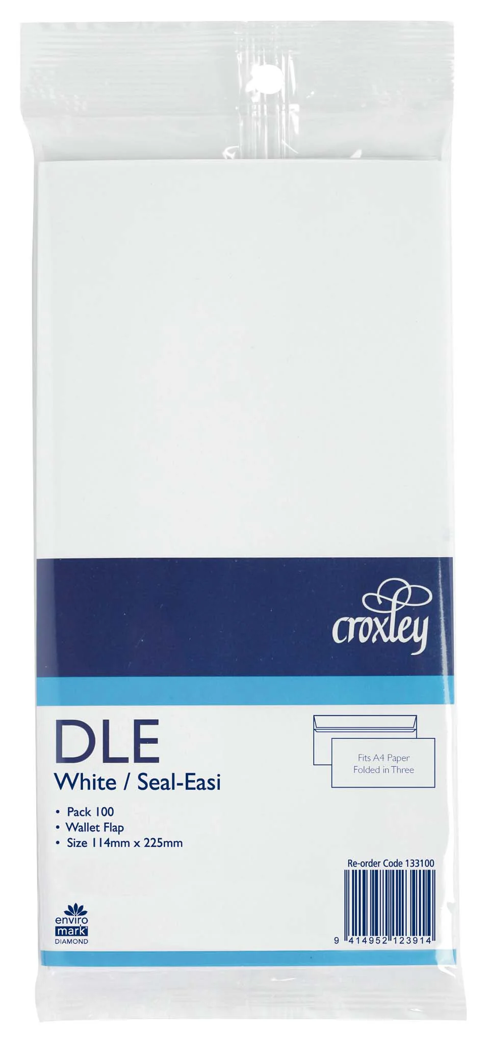 Croxley Envelope Dle Seal Easi 100 Pack - Nail Gallerys