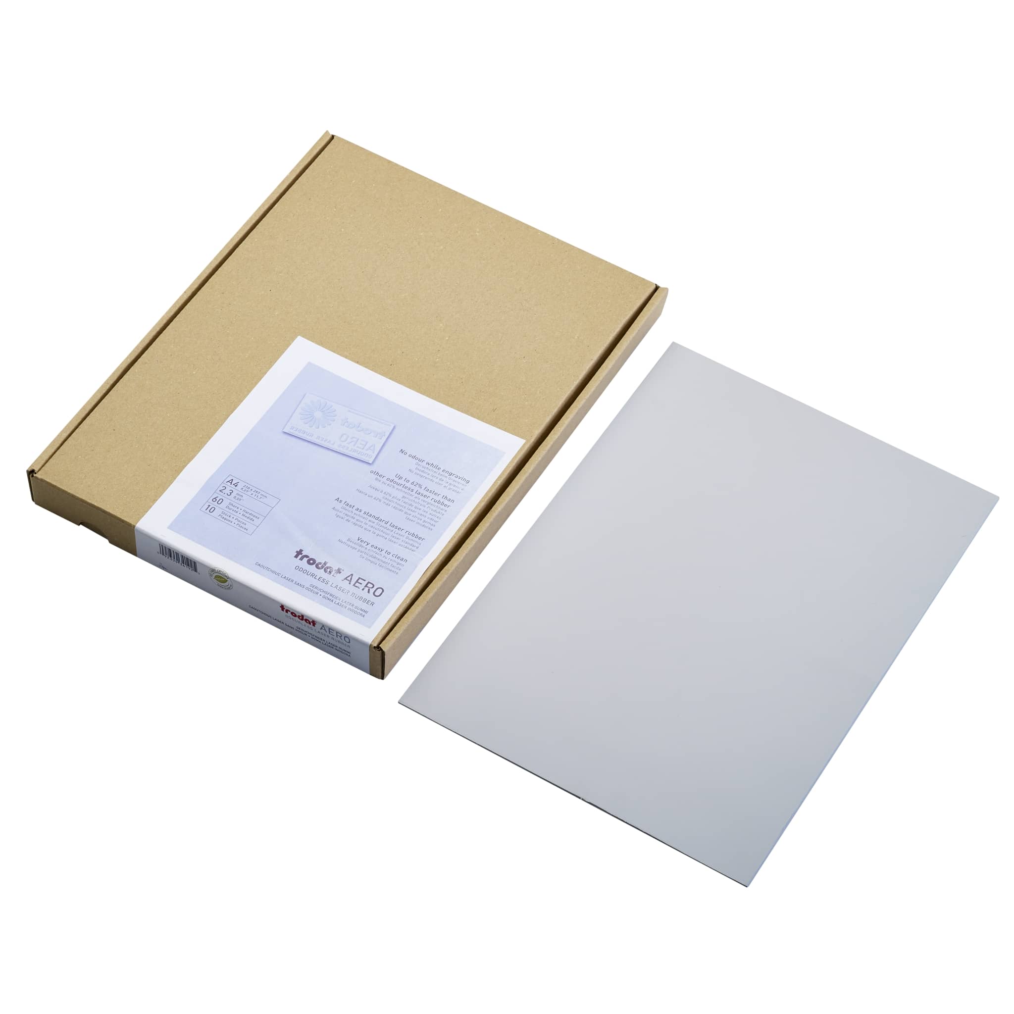 Trodat AERO Odourless Laser Rubber A4 Pack of 10 - Nail Gallerys