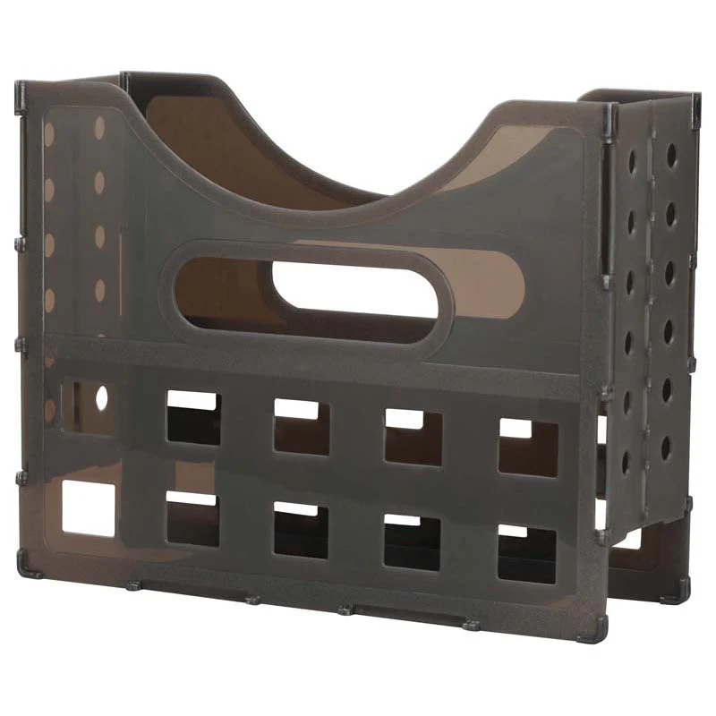 FM File Box Open Top A4 Collapsible Grey - Nail Gallerys