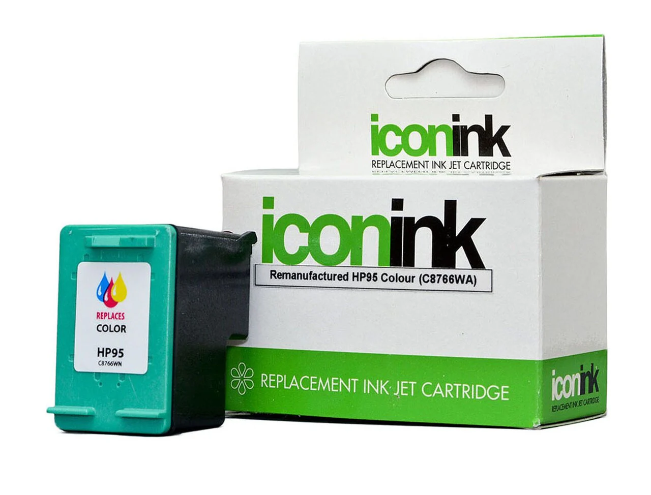 Icon Remanufactured Hp 95 Colour Ink Cartridge (c8766wa) - Nail Gallerys