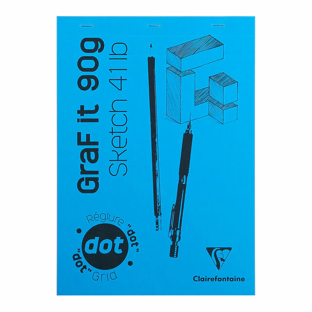 Clairefontaine Grafit Pad Dotted Pages Assorted Cover - Nail Gallerys