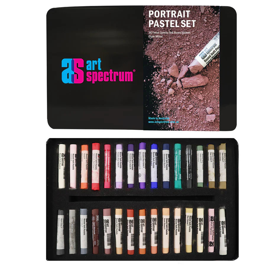 Art Spectrum Soft Pastels Set Of 30 Portrait Set - Nail Gallerys